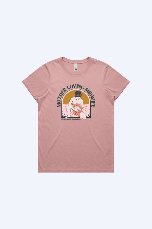 Mother loving Midwife Faded Tee