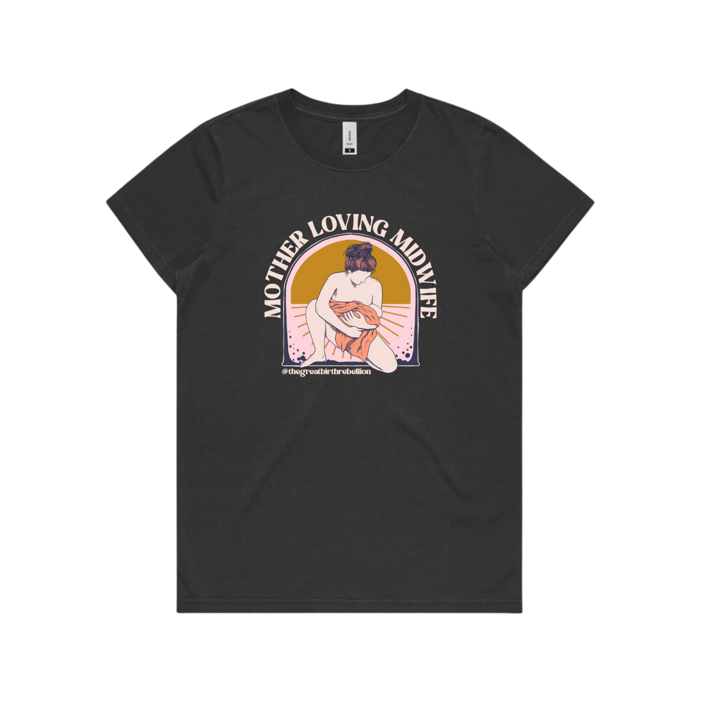 Mother loving Midwife Faded Tee