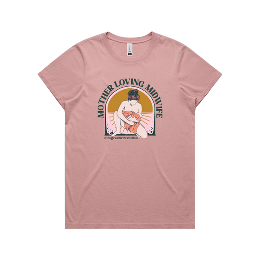 Mother loving Midwife Faded Tee